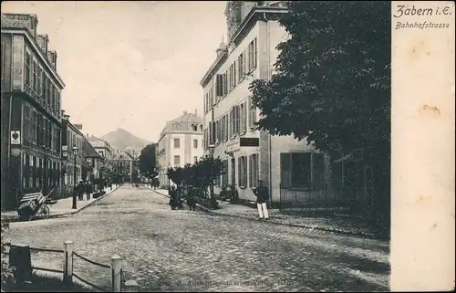 CPA Zabern Saverne Bahnhofstraße 1911