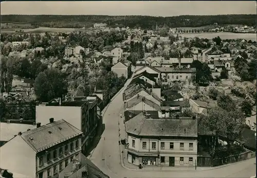 Königinhof an der Elbe Dvůr Králové nad Labem Jiráskova ulice Vogelschau 1985