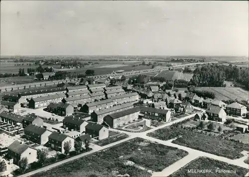 Postkaart Meerkerk-Vijfheerenlanden Panorama Luftbild 1970