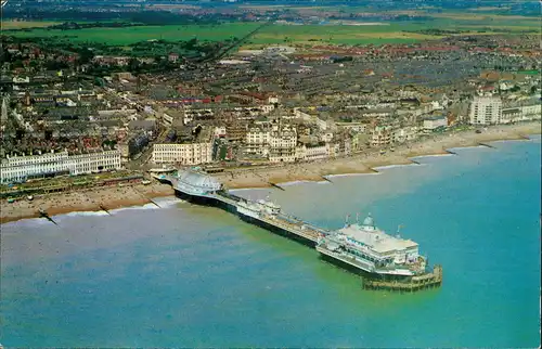 Postcard Eastbourne Luftbild 1980