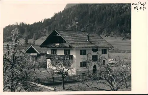 Foto Oetz Ötz Tirol Haus Strigl 1930 Privatfoto