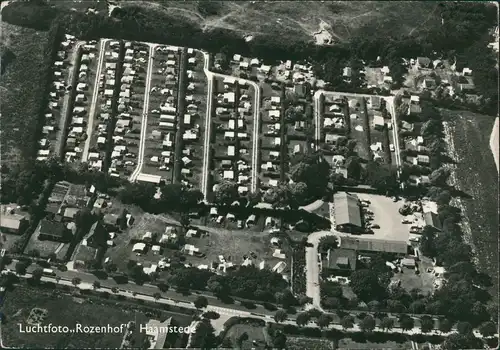 Postkaart Haamstede Luchtfoto Rozenhof 1962