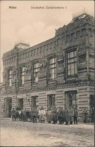 Mitau Jelgava Елгава Derutsches Soldatenheim 1 1916