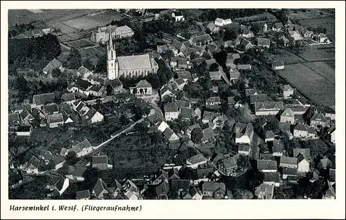 Ansichtskarte Harsewinkel Luftbild 1964