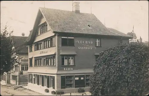 Ansichtskarte Heiden AR Gasthaus Neubad Straße 1927