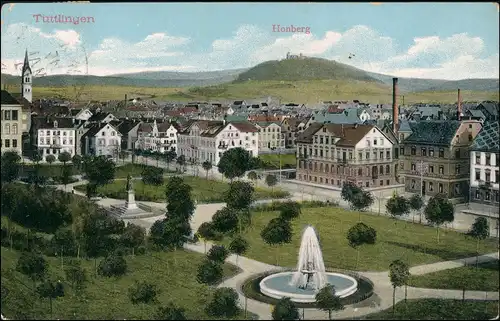 Ansichtskarte Tuttlingen Straßenpartie - Stadt 1911