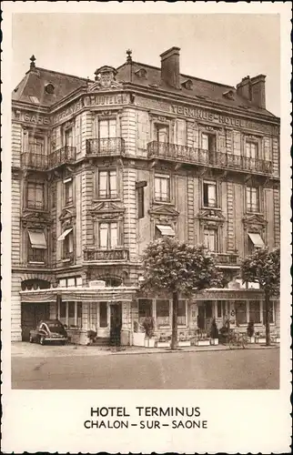 Chalon-sur-Saone Chalon-sur-Saône Hotel Terminus Avenue Jean Jaures 1934