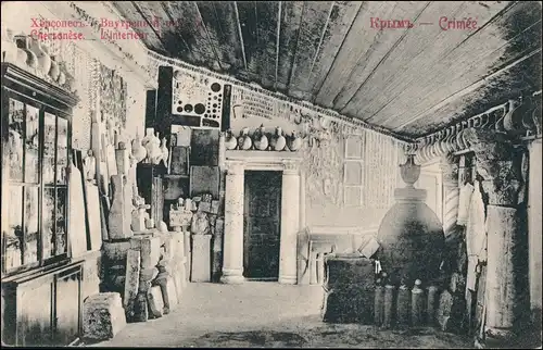 Jalta Ялта / Yalta Crimee Krim Haus Innenansicht 1910