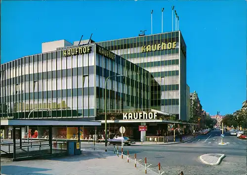 Landau in der Pfalz Strassen   KAUFHOF, Warenhaus, Kreuzug Verkehr 1978