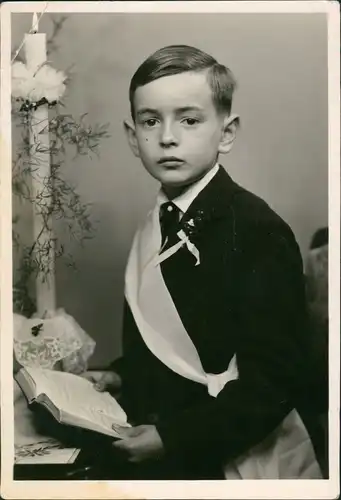 Ansichtskarte  Glückwunsch - Konfirmation Junge 1965
