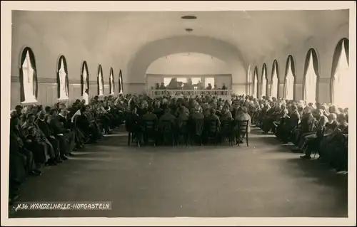 Ansichtskarte Bad Hofgastein Wandelhalle, Konzert belebt 1930