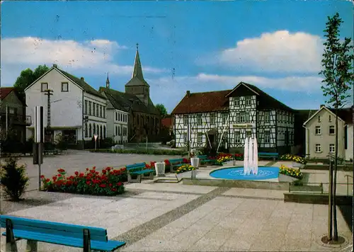 Marmagen Eiffelplatz in Marmagen, Gaststätte im Fachwerkhaus 1976