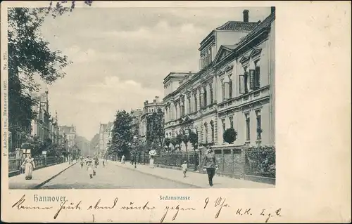Ansichtskarte Hannover Sedanstraße 1912