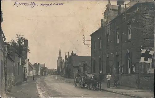 Rumilly (Pas-de-Calais) Soldaten Lazarett Hauptstraße 1917 Privatfoto