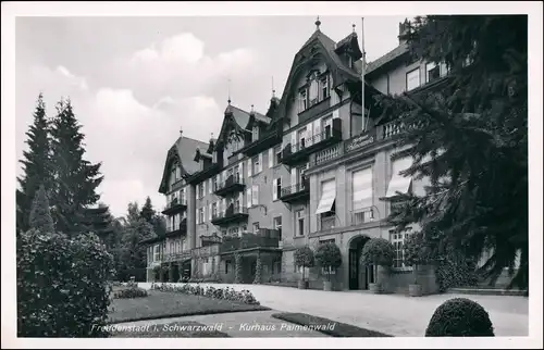 Ansichtskarte Freudenstadt Kurhaus Palmenwald 1932