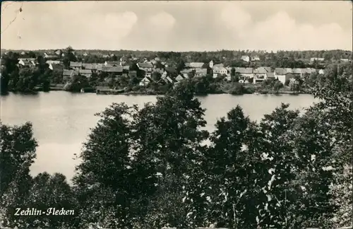 Ansichtskarte Flecken Zechlin Stadt Schwarzer See 1963