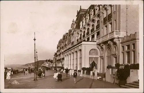 CPA Cabourg Grand Hotel und Strand 1930