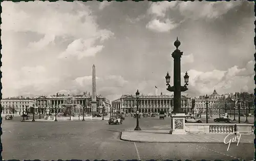 CPA Paris Place de la Concorde / Platz der Eintracht 1956