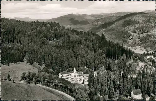 Ansichtskarte St. Blasien Fürstabt-Gerbert-Haus 1962