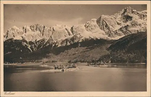 Grainau Zugspitze - Wettersteingebirge Eibsee Alpen Panorama 1920