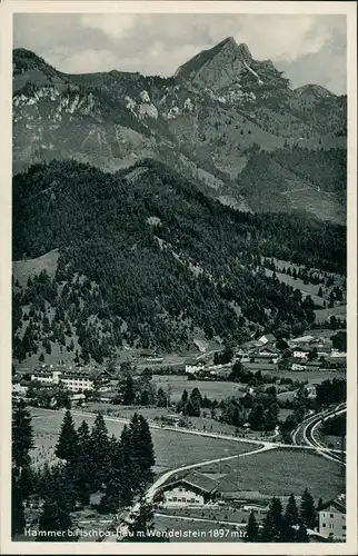 Fischbachau Panorama-Ansicht HAMMER Ortspartie mit Wendelstein 1930