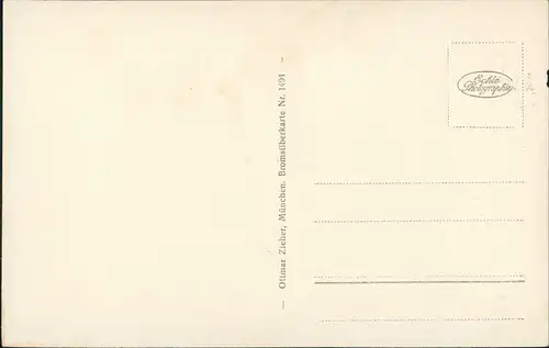 Egern am Tegernsee Panorama mit Bodenschneid, Bromsilberkarte 1925