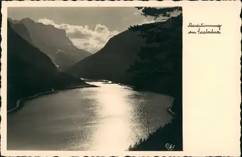 Kibling-Schneizlreuth Stimmungsbild Abendstimmung am Saalachsee 1930