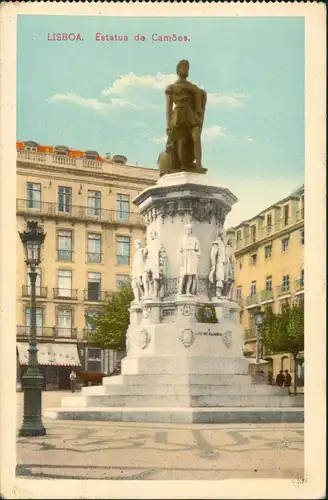 Lissabon Historisches Bauwerk Estatua de Camoes, Denkmal Statue 1930