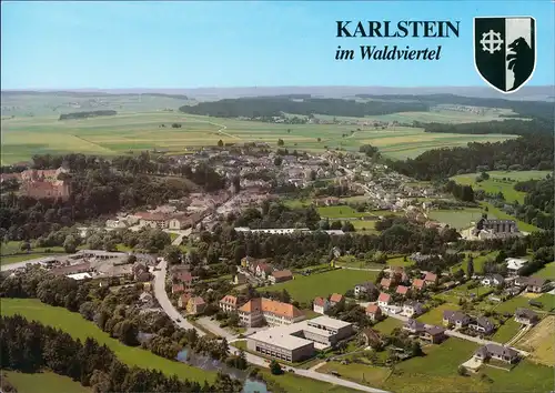 Karlstein an der Thaya Luftbild Karlstein Waldviertel Luftaufnahme 1990