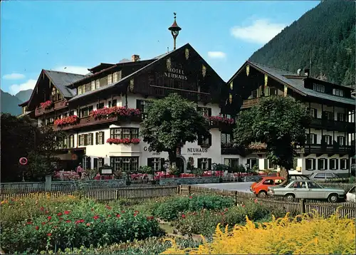 Ansichtskarte Mayrhofen HOTEL NEUHAUS J. Moigg Traditionshaus Zillertal 1990