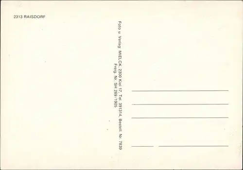 Raisdorf Luftbild Überflugkarte Luftaufnahme aus großer Höhe 1960