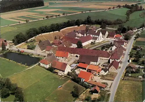 Heiligkreuztal Luftbild Überflugkart Zisterzienserinnen-Kloster 1978