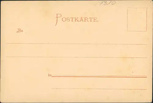 Ansichtskarte Litho AK Arnstadt Stadt, Villa Marlitt, Straße 1904