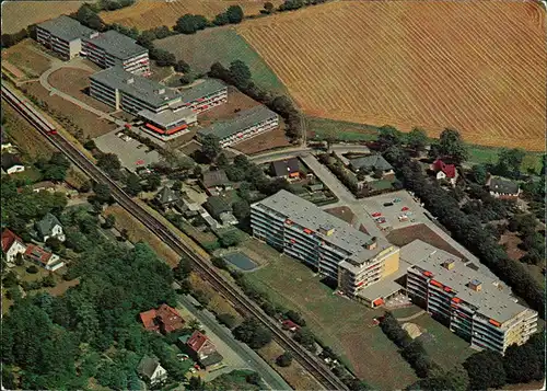 Großhansdorf Parkwohnanlage DER ROSENHOF Luftbild Hoisdorfer Landstrasse 1973