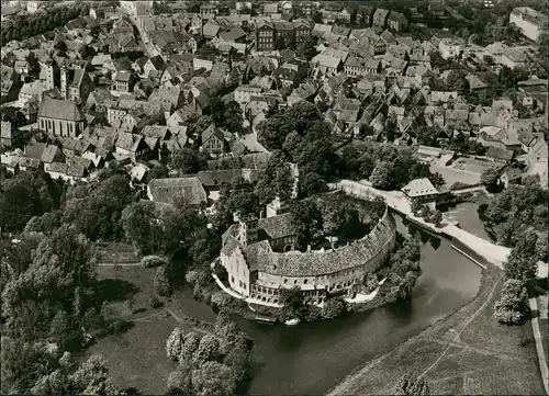 Burgsteinfurt-Steinfurt Luftbild Überflug über Zentrum Aerial View 1960