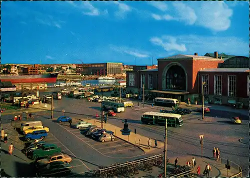 Ansichtskarte Kiel Bahnhof 1962