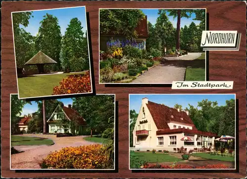 Ansichtskarte Nordhorn im Stadtpark MB 1967