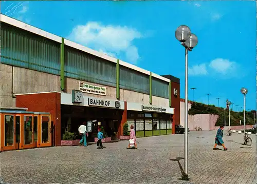 Ansichtskarte Delmenhorst Demost Bahnhof - Telefonzellen 1973