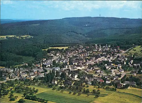 Neuhäusel Luftbild Überflugkarte Gesamtansicht Westerwald Panorama 1970