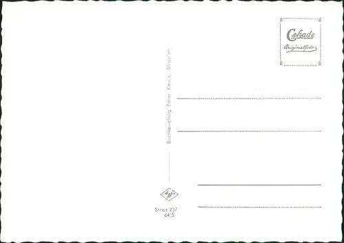 Straelen 900 Jahre Jubiläum Sonderkarte ua. Luftaufnahme, Haus Coul, Markt 1964