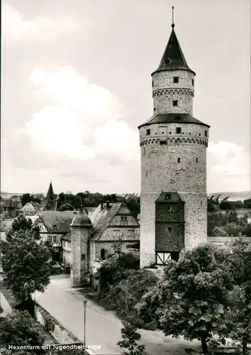 Ansichtskarte Idstein Strassen Partie am Hexenturm, Turm, Jugendherberge 1965