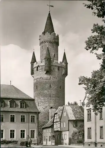 Friedberg (Hessen) Strassen   Partie am Adolfsturm Turm Turmgebäude 1965