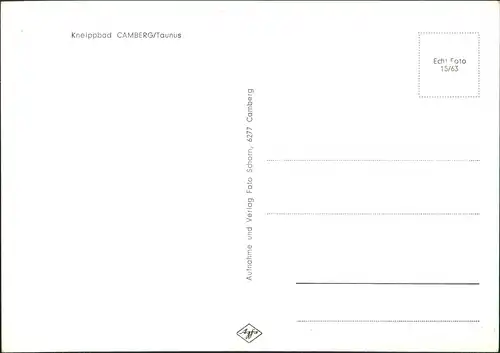 Camberg (Taunus) Hohenfeldsche Kapelle mit Obertor, Kirche, Kapelle 1960/1963