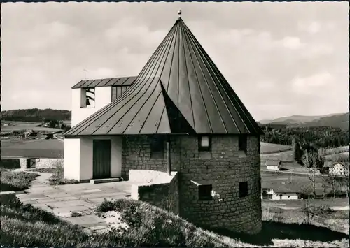 Ansichtskarte Teisnach Evang.-Luth. Friedenskirche Kirche Church Eglise 1966