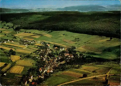Hellental-Heinade Luftbild Überflug Hellental Solling Luftaufnahme 1970