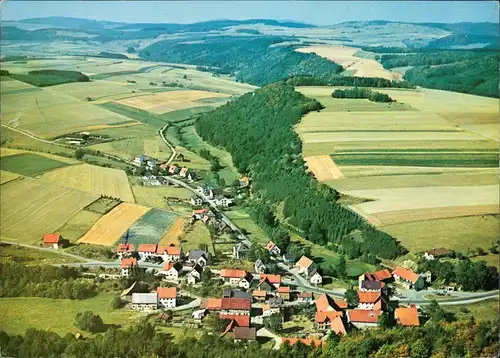 Nieder-Schleidern Niederschleidern Waldeck Luftaufnahme Luftbild-AK 1979/1973