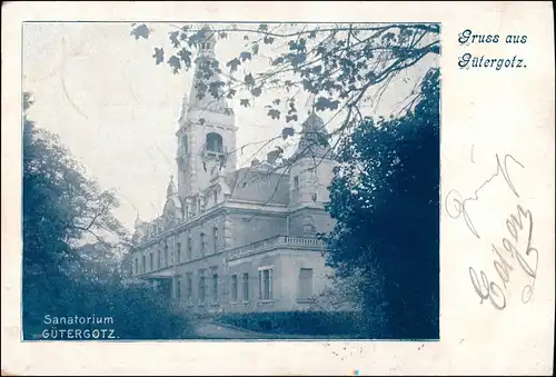 Ansichtskarte Güterfelde Gütergotz-Stahnsdorf Sanatorium 1901