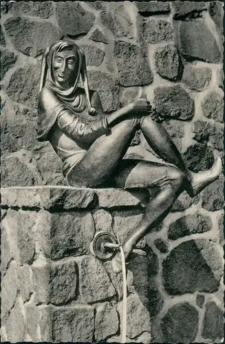 Mölln (Schleswig-Holstein) MOLLN in Lbg. - Eulenspiegel-Brunnen 1959