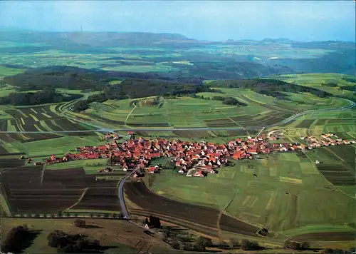 Donnstetten Luftbild Überflug Ort Luftaufnahme (Schwäbische Alb) 1970