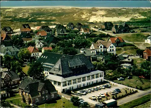 Norddorf auf Amrum Noorsaarep | Nordtorp Panorama-Ansicht vom Flugzeug aus 1974